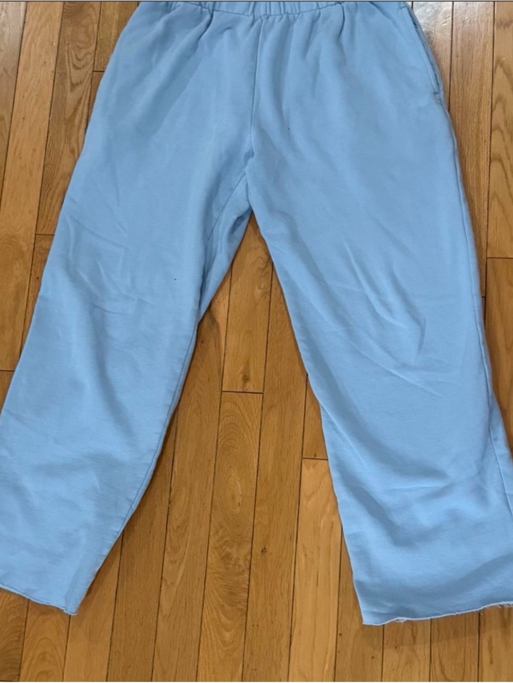 Brandy Melville Light Blue Wide Leg Pants